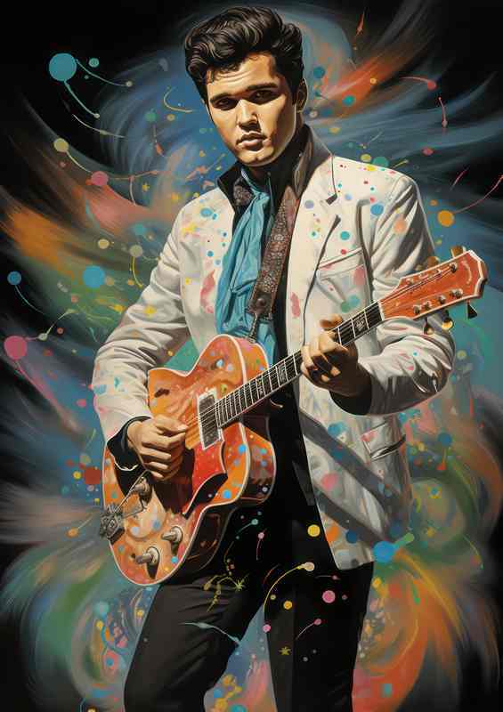 Elvis Presley art | Metal Poster