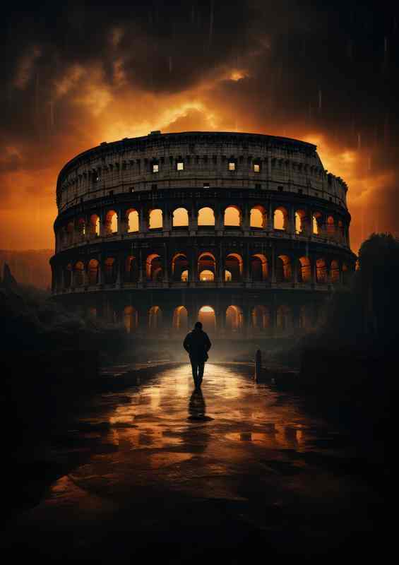 Alone In Rome | Di-Bond