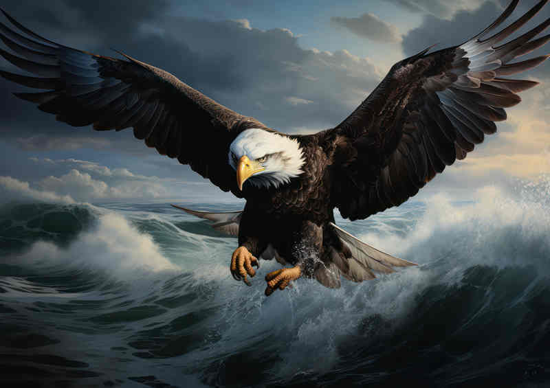 Eagle Species Diversity From Fish Eagles to Sea Eagles | Metal Poster