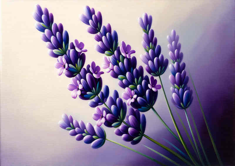 Lavender Bloom | Metal Poster