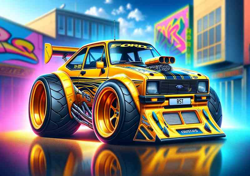 Ford XR2 Street Racer | Exag Features | Metal Poster