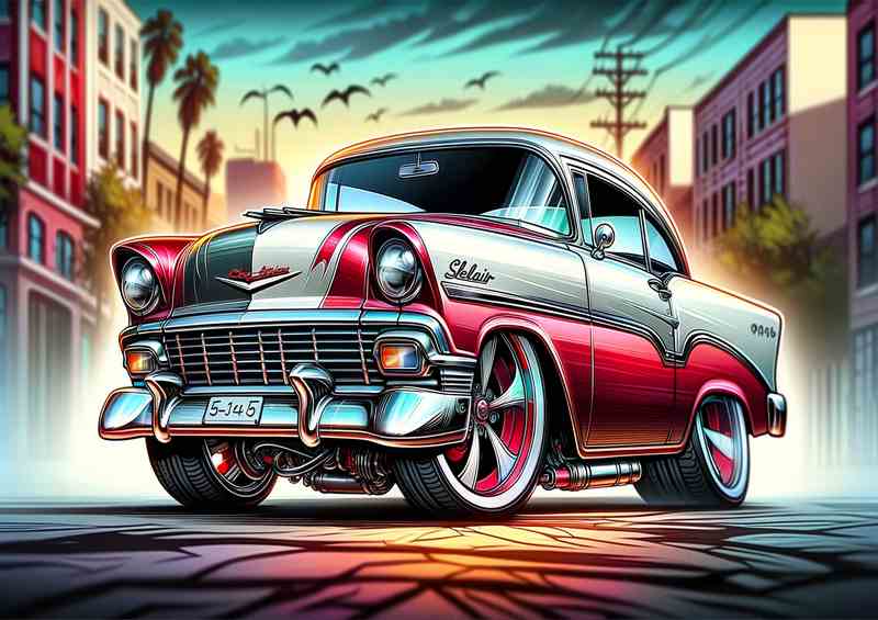 Belair Exaggerated Metal Poster