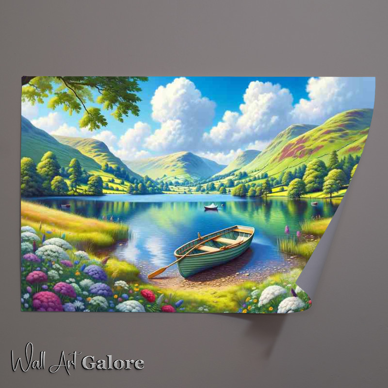 Buy Unframed Poster : (A bright summer day in the Lake District UK)